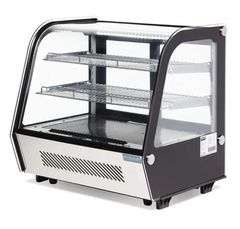 Polar G-Series Countertop Display Fridge Black 120Ltr