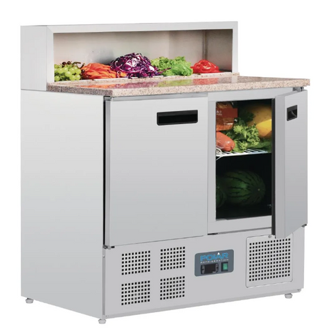 Polar G-Series Pizza Prep Counter Fridge 288Ltr