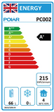 Polar C-Series Undercounter Fridge Stainless Steel 150Ltr