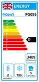Polar G-Series Upright Double Stable Door Gastro Freezer 1200Ltr
