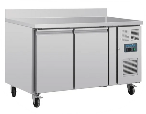 Polar U-Series Double Door Counter Fridge with Upstand 282Ltr product image