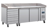 Polar U-Series Double Door Pizza Counter product image