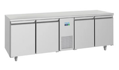 Polar U-Series Energy Efficient 4 Door Counter Freezer 632Ltr
