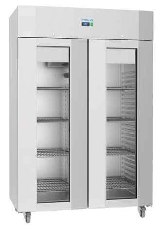 Polar U-Series Energy Efficient Double Glass Door Upright Storage/Display Freezer product image