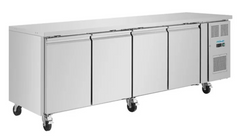 Polar U-Series Four Door Counter Fridge 553Ltr