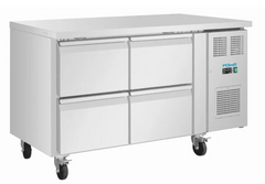 Polar U-Series Four Drawer Gastronorm Counter Fridge