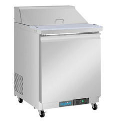 Polar U-Series Single Door Mega Top Prep Counter Fridge 154Ltr