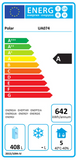 Polar U-Series Energy Efficient 4 Door Counter Fridge 632Ltr