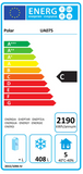 Polar U-Series Energy Efficient 4 Door Counter Freezer 632Ltr