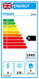 Polar G-Series Single Door Slimline GN Cabinet Freezer