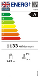 Polar C-Series Energy Efficient Curved Door Display Fridge White 235Ltr
