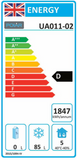 Polar U-Series Undercounter Freezer 140Ltr