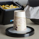 San Jamar C2210C Euro EZ-Fit In-Counter Cup Dispenser - 73–94mm