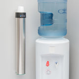 San Jamar C3400EF 12-24oz Multi Angled Surface Mount Foam Cup Dispenser - 70-98mm