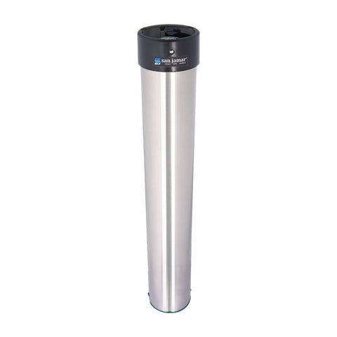 San Jamar C3400EF 12-24oz Multi Angled Surface Mount Foam Cup Dispenser - 70-98mm