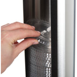 San Jamar L3200 Ø 89mm Wall Mount Lid Dispenser - Advantage Catering Equipment