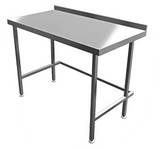 Quick Service Stainless Steel Wall Benches with Void