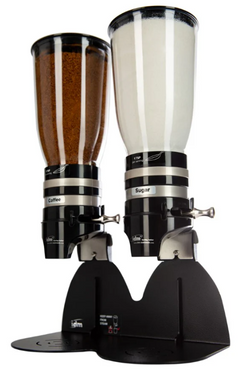 IDM DPD2-BL Dual Coffee & Sugar Click Dispenser