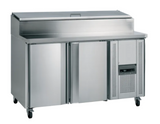 Tefcold SS7200 320 Ltr Two Door Refrigerated Preparation Counter