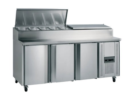 Tefcold SS7300 429 Ltr Refrigerated Preparation Counter - Advantage Catering Equipment