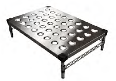 EAIS Stainless Steel Perforated Dunnage Racks