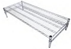 EAIS Chrome Wire Dunnage Rack