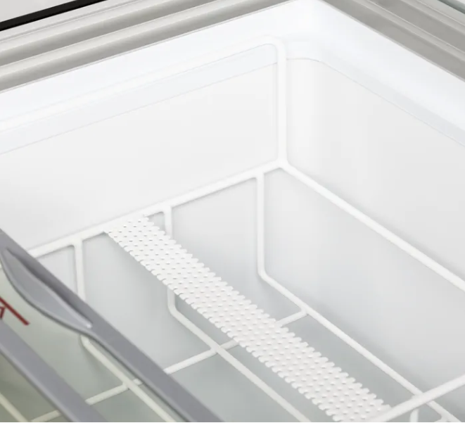 Tefcold IC201SCE + CANOPY 176 Ltr Scoop Ice Cream Display - Advantage Catering Equipment