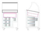 Tefcold IC201SCE + CANOPY 176 Ltr Scoop Ice Cream Display - Advantage Catering Equipment