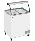 Tefcold IC201SC + CANOPY 191 Ltr Scoop Ice Cream Display with Canopy