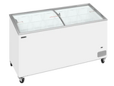 Tefcold IC501SCEB 427 Ltr Sliding Curved Glass Lid Chest Freezer