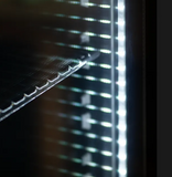 Tefcold UF400VGB 400 Ltr Single Glass Door Display Freezer