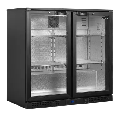Tefcold BA21H 196 Ltr Double Hinged Door Back Bar Bottle Cooler