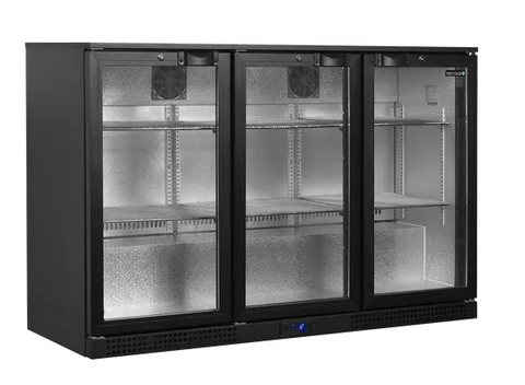 Tefcold BA31H 311 Ltr Triple Hinged Door Back Bar Bottle Cooler
