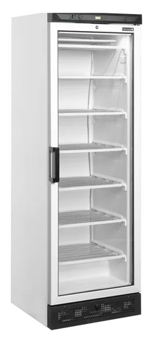 Tefcold UFFS371G 300 Ltr Single Glass Door Display Freezer