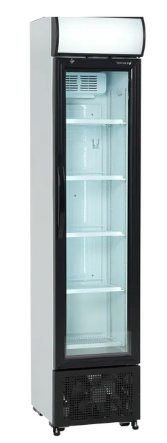 Tefcold FSC175H 182 Ltr Slimline Single Glass Door Merchandiser