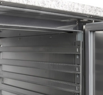 Tefcold PT1300 Three Door Pizza Prep Counter 580 Ltr