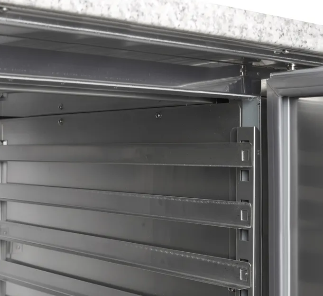 Tefcold PT1300 Three Door Pizza Prep Counter 580 Ltr