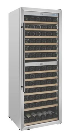 Polar G-Series Dual Zone Wine Fridge Stainless Steel 109 Bottle