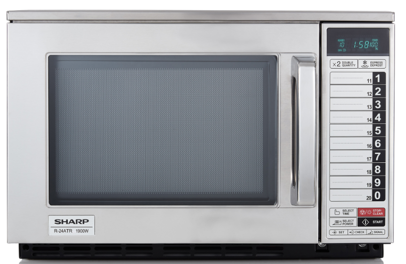 Sharp R24ATR Commercial Microwave Oven 1900W product image