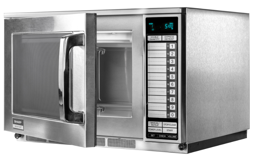 Sharp R24ATR Commercial Microwave Oven 1900W - Advantage Catering Equipment