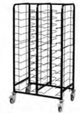 EAIS Club Epoxy Coated Tray Clearing Trolleys