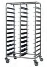EAIS Premier Tray Clearing Trolleys — Single & Double - Advantage Catering Equipment