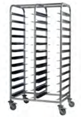 EAIS Premier Tray Clearing Trolleys — Single & Double - Advantage Catering Equipment