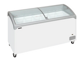 Tefcold NIC501SCEB 475 Ltr Sliding Curved Glass Lid Chest Freezer