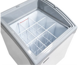 Tefcold NIC101SCEB /IRL 130 Ltr Curved Glass Lid Chest Freezer