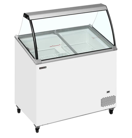 Tefcold IC301SCE + CANOPY 264 Ltr Scoop Ice Cream Display
