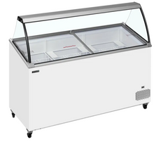 Tefcold IC501SCE + Canopy Scoop Ice Cream Display Freezer
