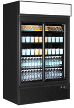 Tefcold FSC1200S 967 Ltr Double Sliding Door Glass Door Merchandiser - Advantage Catering Equipment