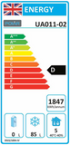 Polar U-Series Undercounter Freezer 140Ltr