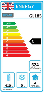 Polar G-Series Single Door Patisserie Refrigerator White 522Ltr